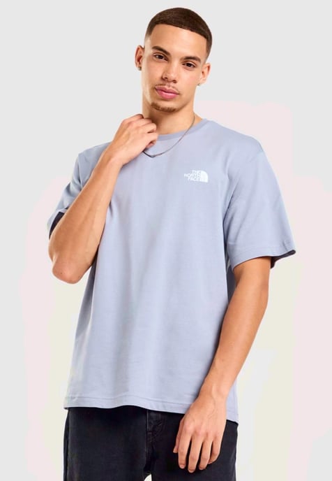 The North Face Mens Globe Reload Relaxed T Shirt in Cool Grey - Image 2