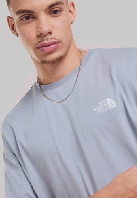 The North Face Mens Globe Reload Relaxed T Shirt in Cool Grey - Image 4