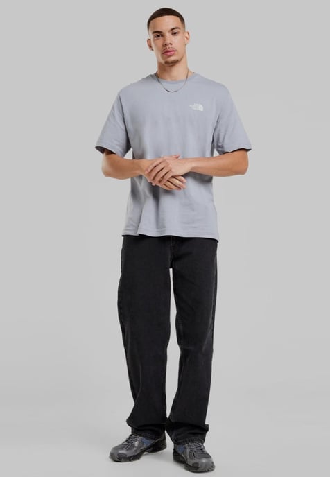 The North Face Mens Globe Reload Relaxed T Shirt in Cool Grey - Image 5