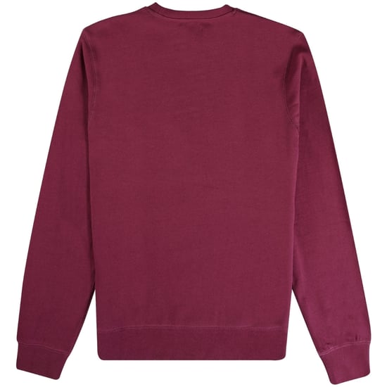 Aquascutum Active Big Logo Rund Halsad Cordovan Röd Tröja - Image 2