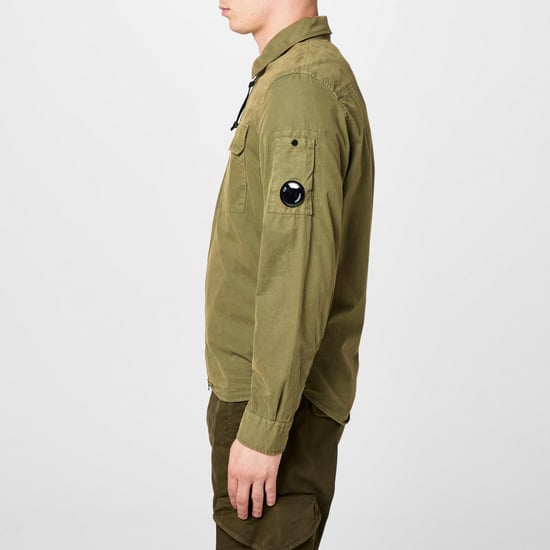 CP Company Gabardine Lens Long Sleeve Overshirt - Image 4