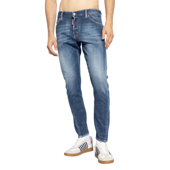 Dsquared2 Marinblå Sexiga Twist Jeans - Image 4
