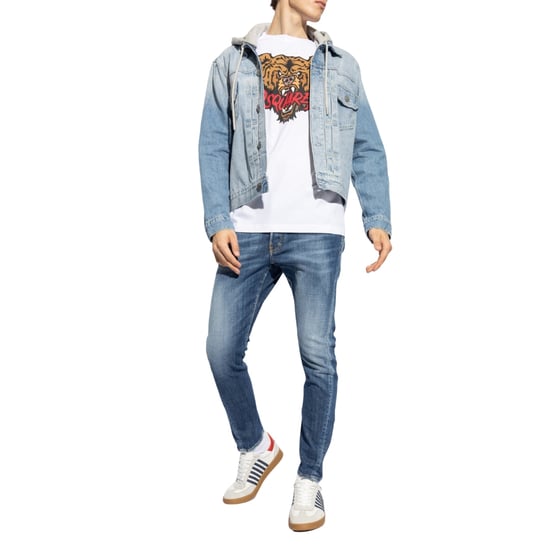 Dsquared2 Marinblå Sexiga Twist Jeans - Image 6