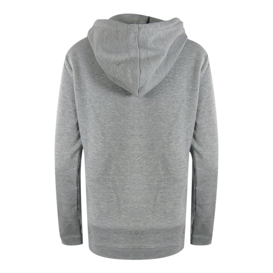 Love Moschino Small Red Heart Logo Grey Zip Hoodie - Image 3