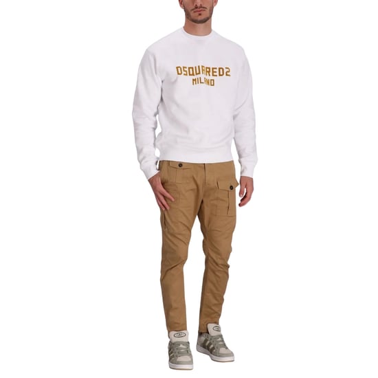 Dsquared2 Milano Logo Cool Fit Witte Sweatshirt - Image 5