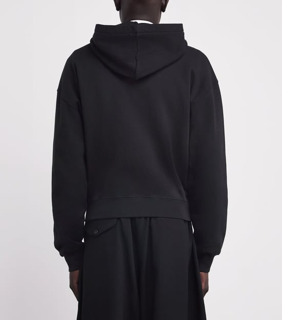 Jacquemus Grosgrain Logo Zip-Up Hoodie - Image 3