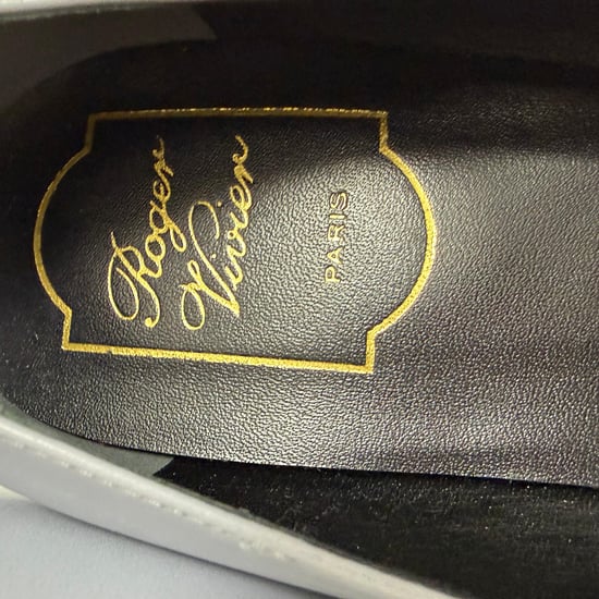 Roger Vivier Trompette Pumps in Grey Leather - Image 6