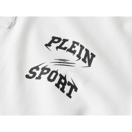 Plein Sport Poloshirt Met Klein Logo, Wit - Image 3