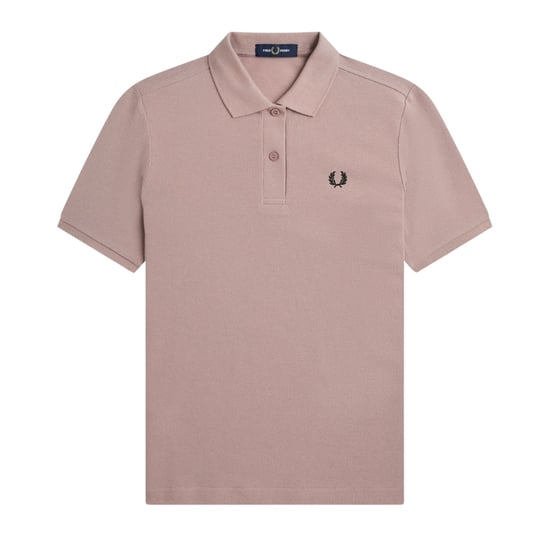 Fred Perry Black Logo Dark Pink Polo Shirt - Image 1