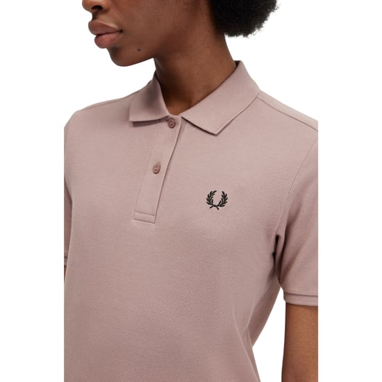 Fred Perry Black Logo Dark Pink Polo Shirt - Image 4