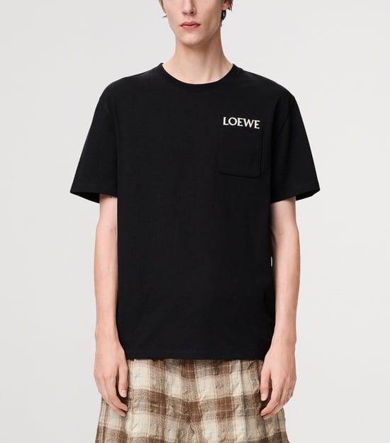 Loewe Cotton Pocket Logo T-Shirt - Image 2