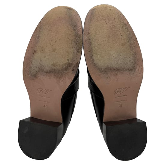 Roger Vivier Viv' Rangers Loafers med spänne och klack i svart läder - Image 5