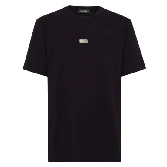 Dsquared2 T-shirt Met Klein Metalen Logo, Zwart - Image 1