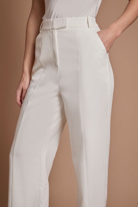 Bridal Wide Leg Tailored Trouser - Image 2