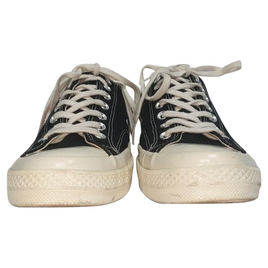 Comme Des Garçons Play x Converse Chuck 70 High-Top "Half Heart" sneakers in zwart katoen - Image 2