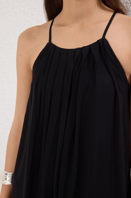Dames maxi-jurk met rechte pasvorm, casual/dagelijks en ontspannen model - Image 2