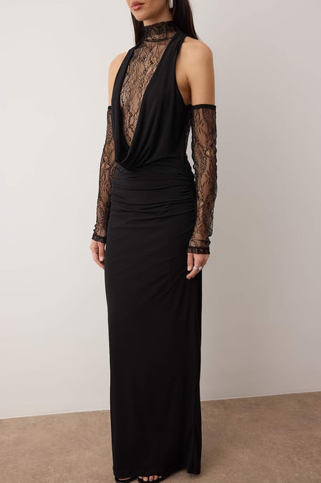 Rak Maxi Lång Chic/natt Bodycon Afton- och balklänningar för kvinnor - Image 2