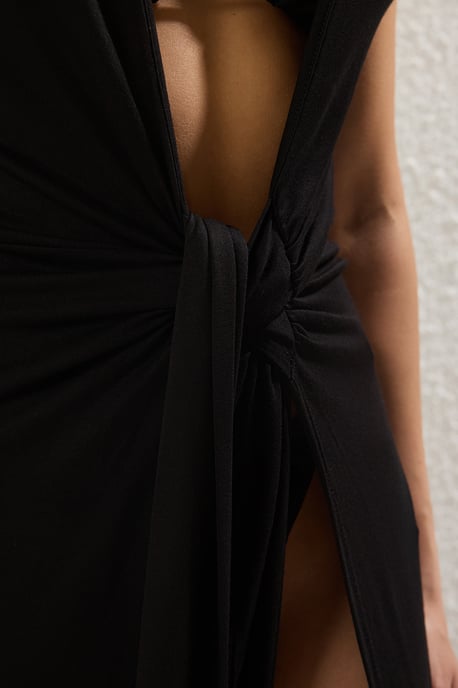 Damesjurk, rechte maxi-jurk, hangende strandjurk, oversized model - Image 2