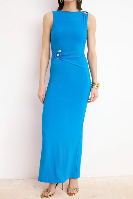Platte, mouwloze maxi-jurken voor dames, geschikt voor avond- en gala-avonden. - Image 2