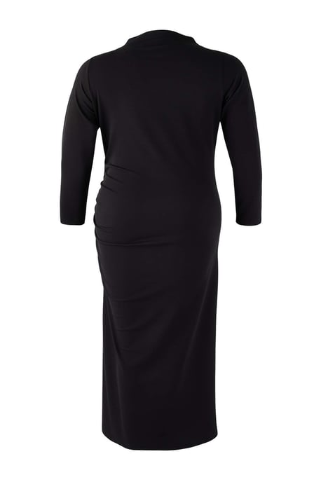 Curve Dam Unifarben Maxilång Avslappnad Shiftklänning Plus Size - Image 3
