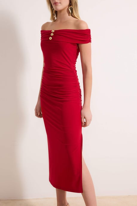Damklänning med platt, ärmlös chic/nattliknande bodycon-mönster - Image 2