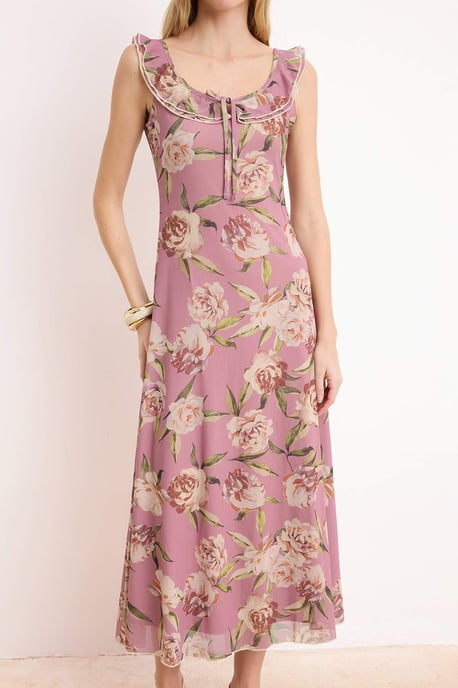 Women's Floral Midi Sleeveless Casual/daily A–line Dress - Image 2