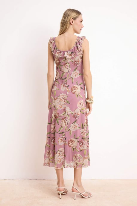 Women's Floral Midi Sleeveless Casual/daily A–line Dress - Image 3