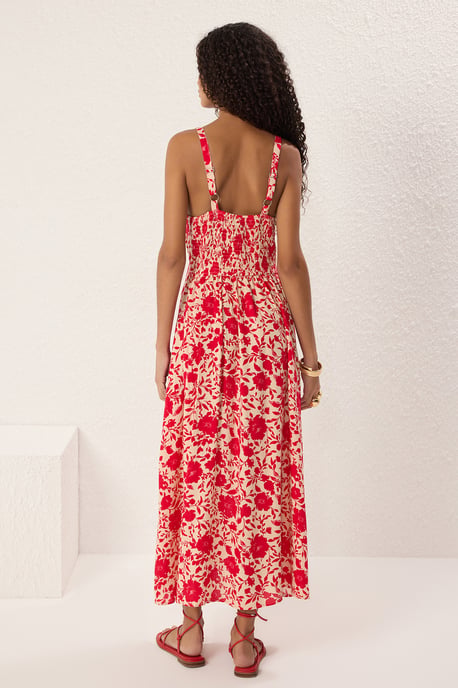 Women's Flowering Midi hanging Casual/Daily Regular Dress - Image 3