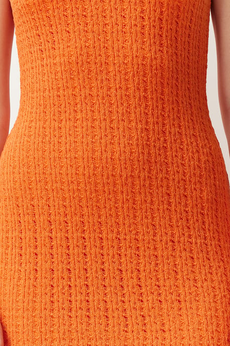 Unifarben Midi Spaghettiband Casual Regular fit Klänningar för Dam - Image 3