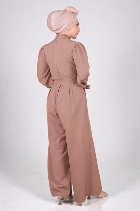 Parel Detailed Jumpsuit-jurk Nerts - Image 4
