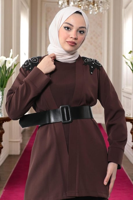 Kant Detailed Jumpsuit Pak Bruin - Image 5