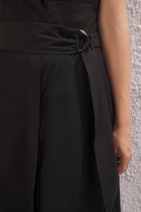 Damesjurk, recht model, mouwloos, midi-lengte, casual/dagelijks. - Image 2