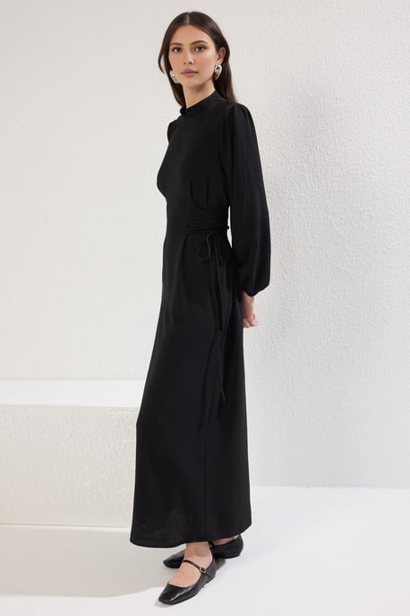 Dam Rak LÅNG LÅNG Avslappnad hijabklänning för vardagsbruk - Image 4