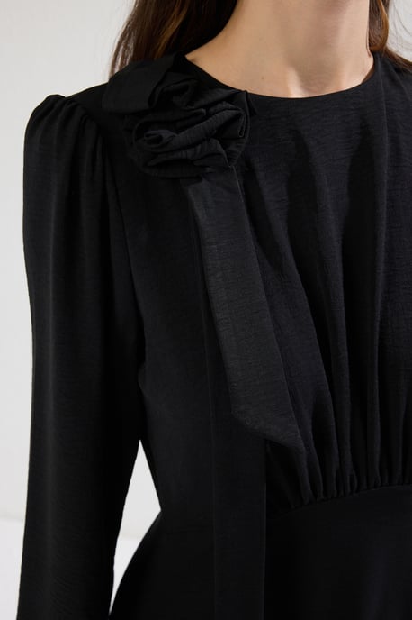 Damesjurk, recht model, lang model, casual/dagelijks, aansluitend model met hijab - Image 2