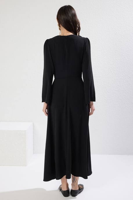 Damesjurk, recht model, lang model, casual/dagelijks, aansluitend model met hijab - Image 3