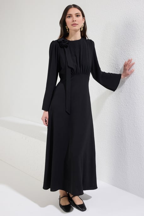 Damesjurk, recht model, lang model, casual/dagelijks, aansluitend model met hijab - Image 4