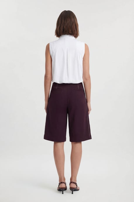 Cotton Sleeveless Puffball Shirt - Image 2