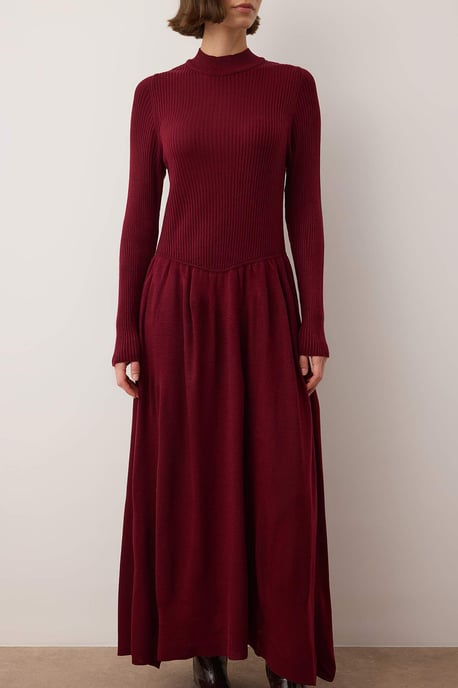 Rak maxilång klänning för kvinnor, vardags-/fritidsklänning i skaterstil med hijabmönster - Image 2