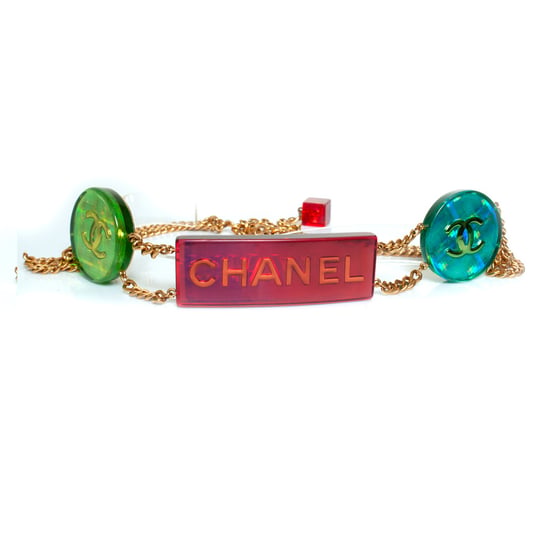 Chanel, veelkleurige iriserende kettingriem - Image 2