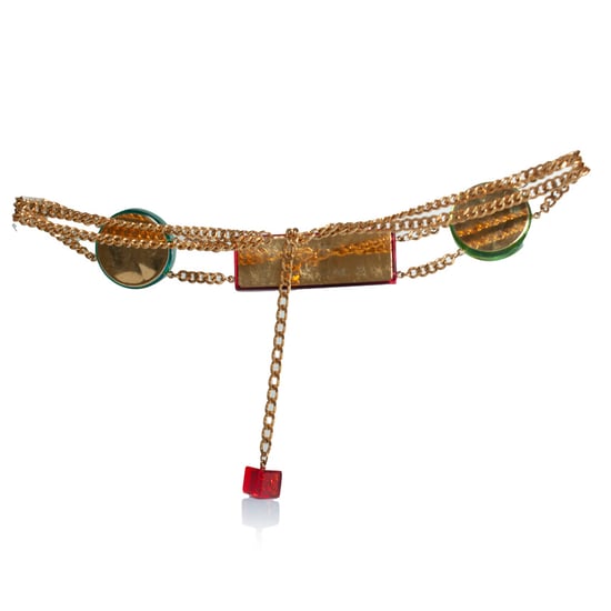 Chanel, veelkleurige iriserende kettingriem - Image 3