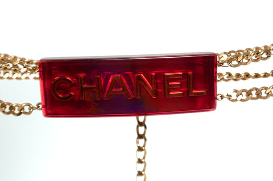 Chanel, veelkleurige iriserende kettingriem - Image 5