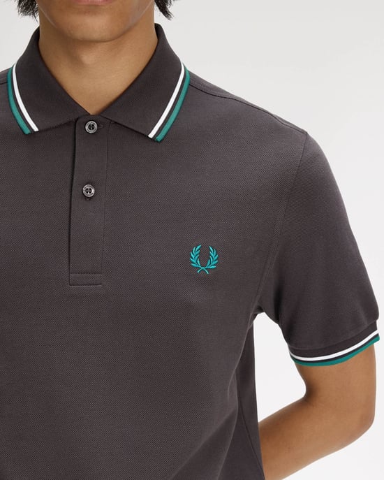 Polo Shirt in Grey - Image 3