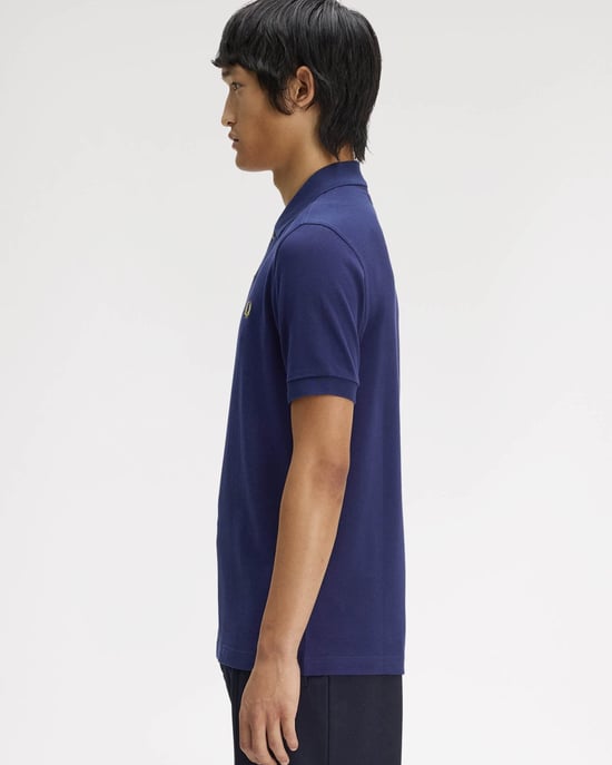 Signature Polo Shirt in Dark Blue - Image 2