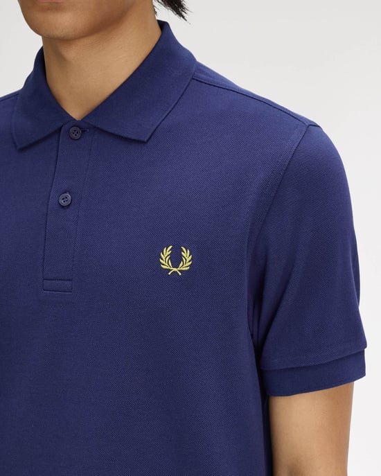 Signature Polo Shirt in Dark Blue - Image 3