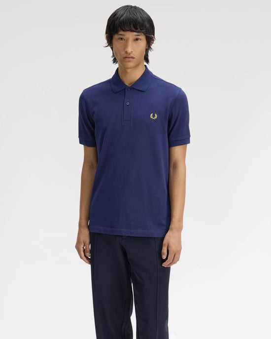 Signature Polo Shirt in Dark Blue - Image 4