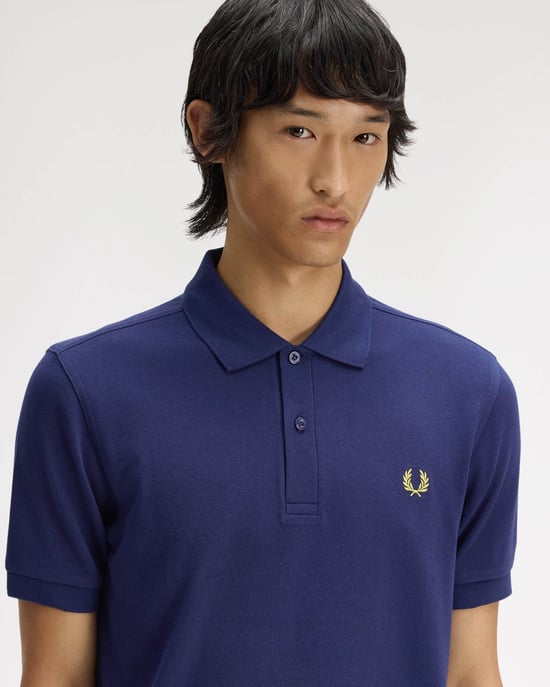 Signature Polo Shirt in Dark Blue - Image 5
