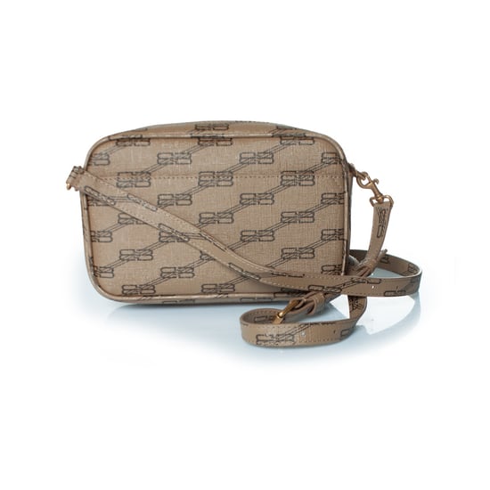Balenciaga, BB monogram sign camera bag in beige - Image 4