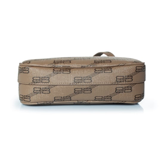 Balenciaga, BB monogram sign camera bag in beige - Image 5