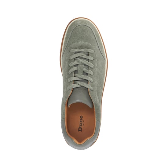 Dune Mens Tony - Suede Lace-Up Trainers - Image 3