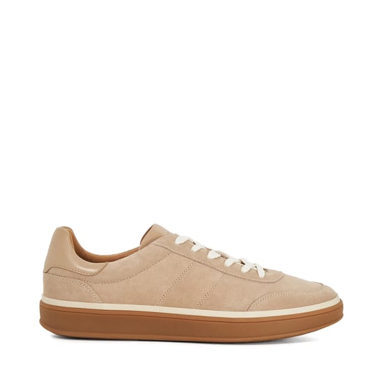 Dune Mens Tony Wf - Wide Fit Suede Lace-Up Trainers - Image 2